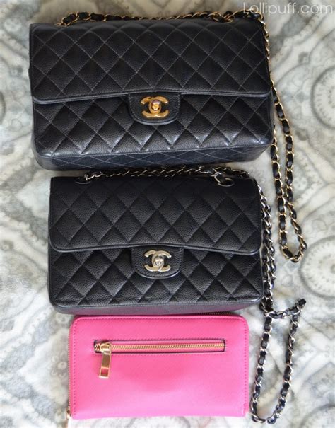 chanel mini vs medium flap